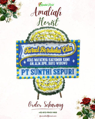 Papan Bunga Duka di Sosromenduran
