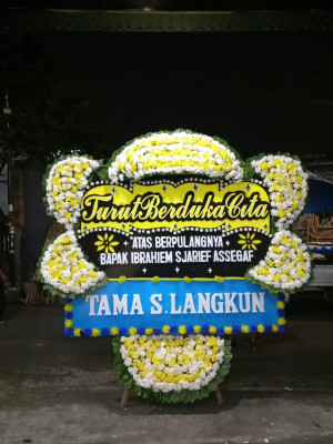 Papan Bunga Duka di Sosromenduran
